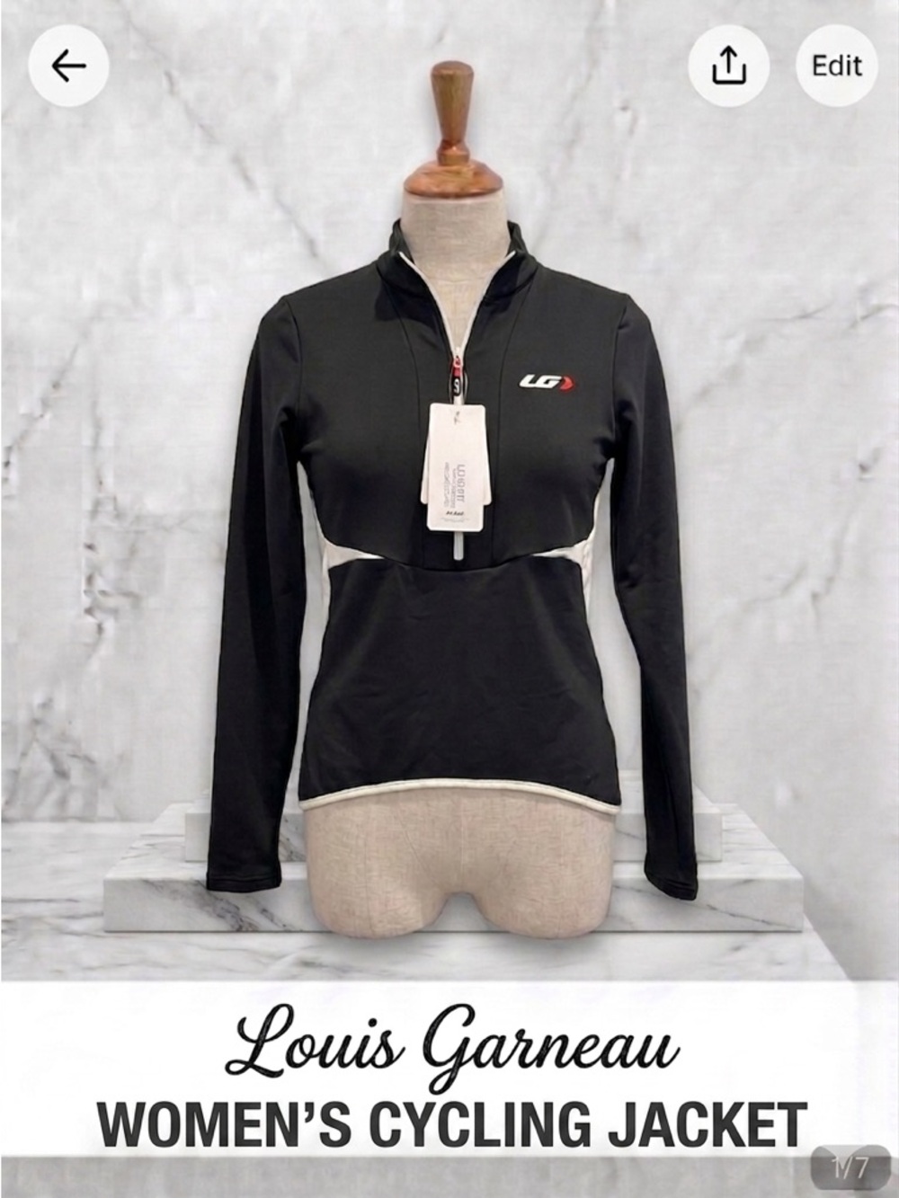 Louis Garneau Cycling Jacket Size S NWT